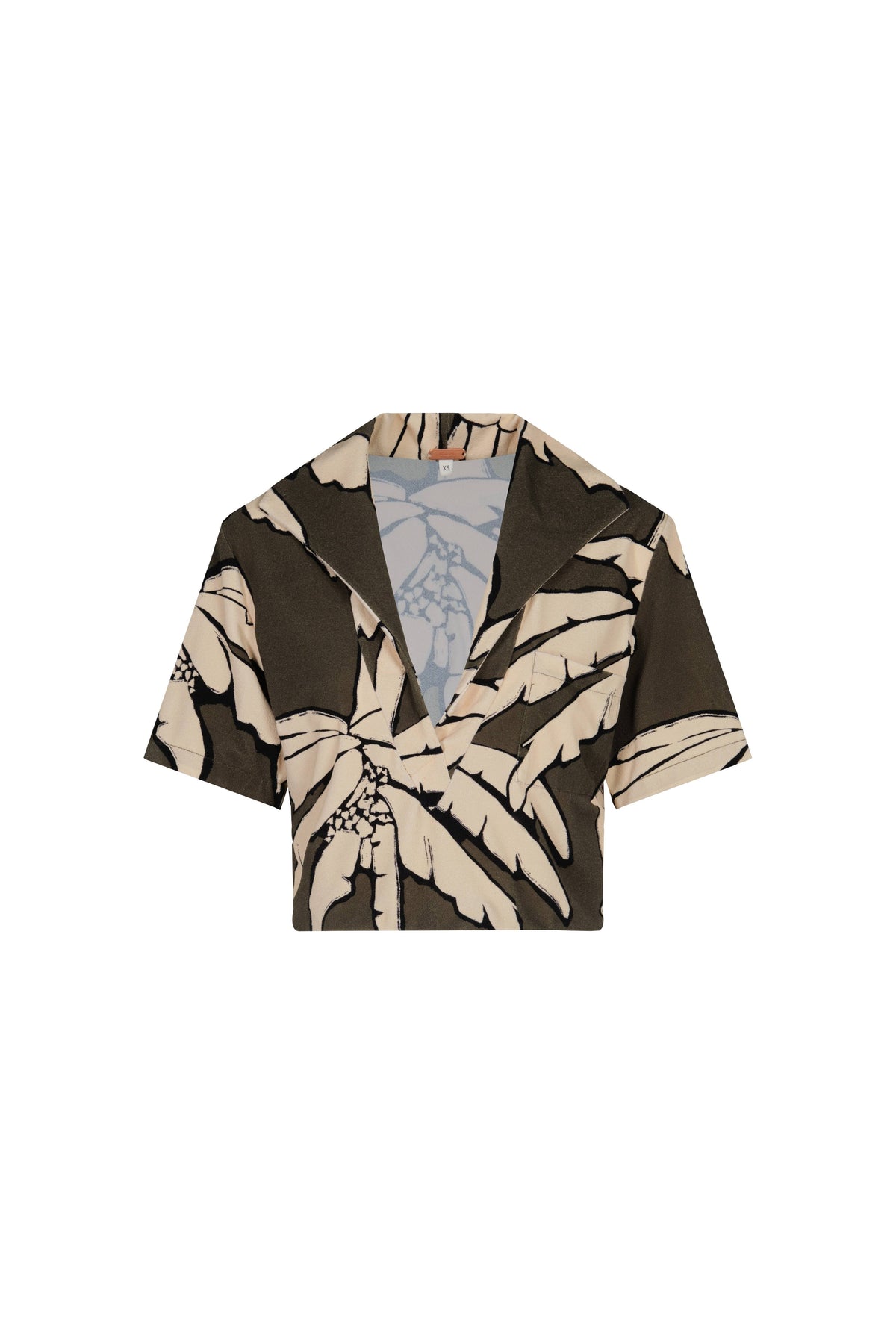 T-Shirt Misty hem en coton - Vert