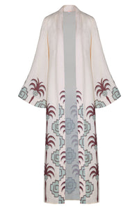 Boa Whisper linen kimono - Brown
