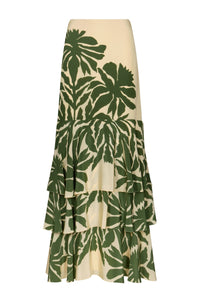 Gaita silk skirt - Green