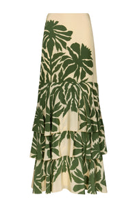 Gaita silk skirt - Green