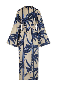 Robe Sotaviento en lin - Bleu