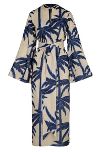 Sotaviento linen dress - Blue