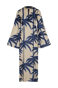 Robe Sotaviento en lin - Bleu