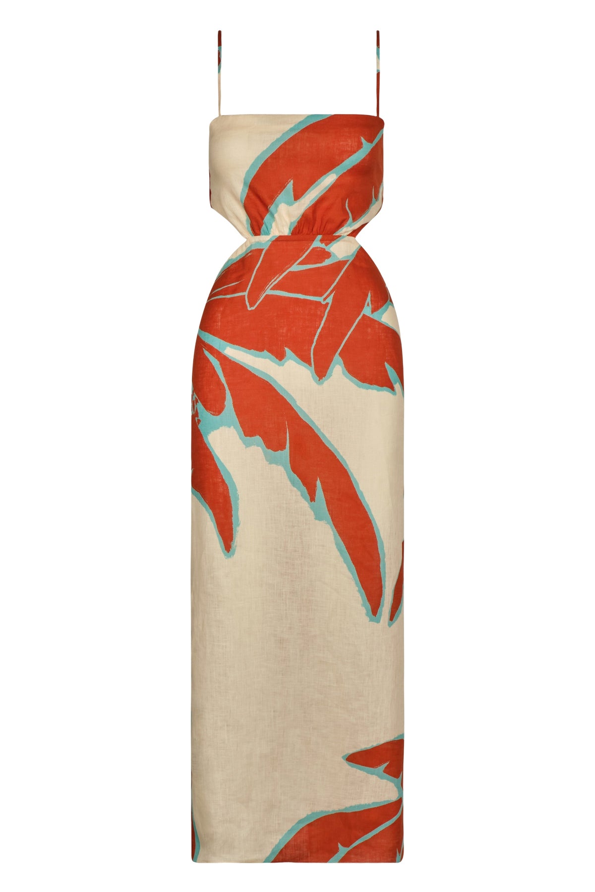 Robe Winds en lin - Rouge