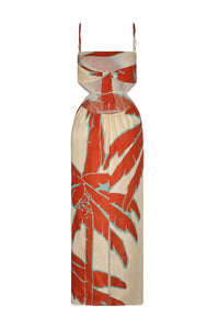 Robe Winds en lin - Rouge