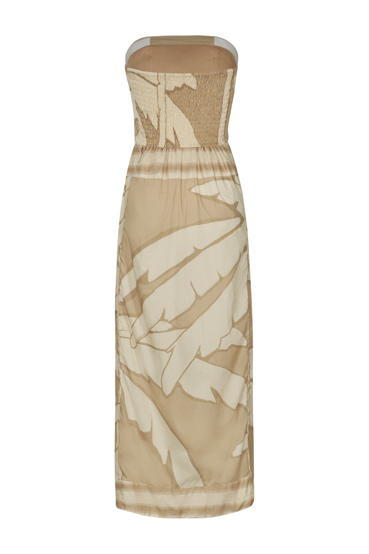 Palms Pontoon Afternoon Dress - Beige