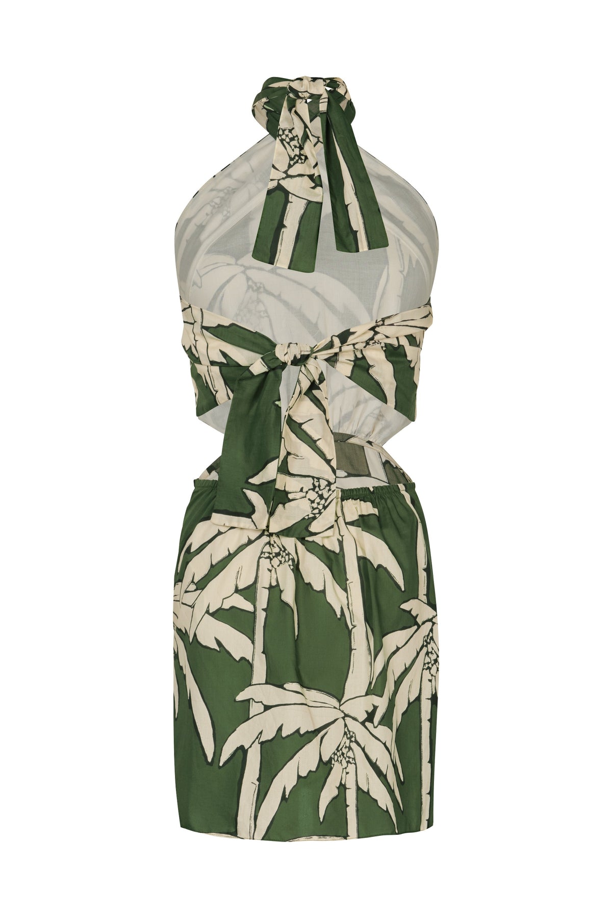 Robe Heart pirate en lin - Vert
