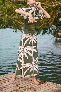Branch Skirt - Green