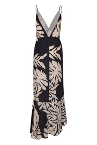 Robe Santa cruz en soie - Noir