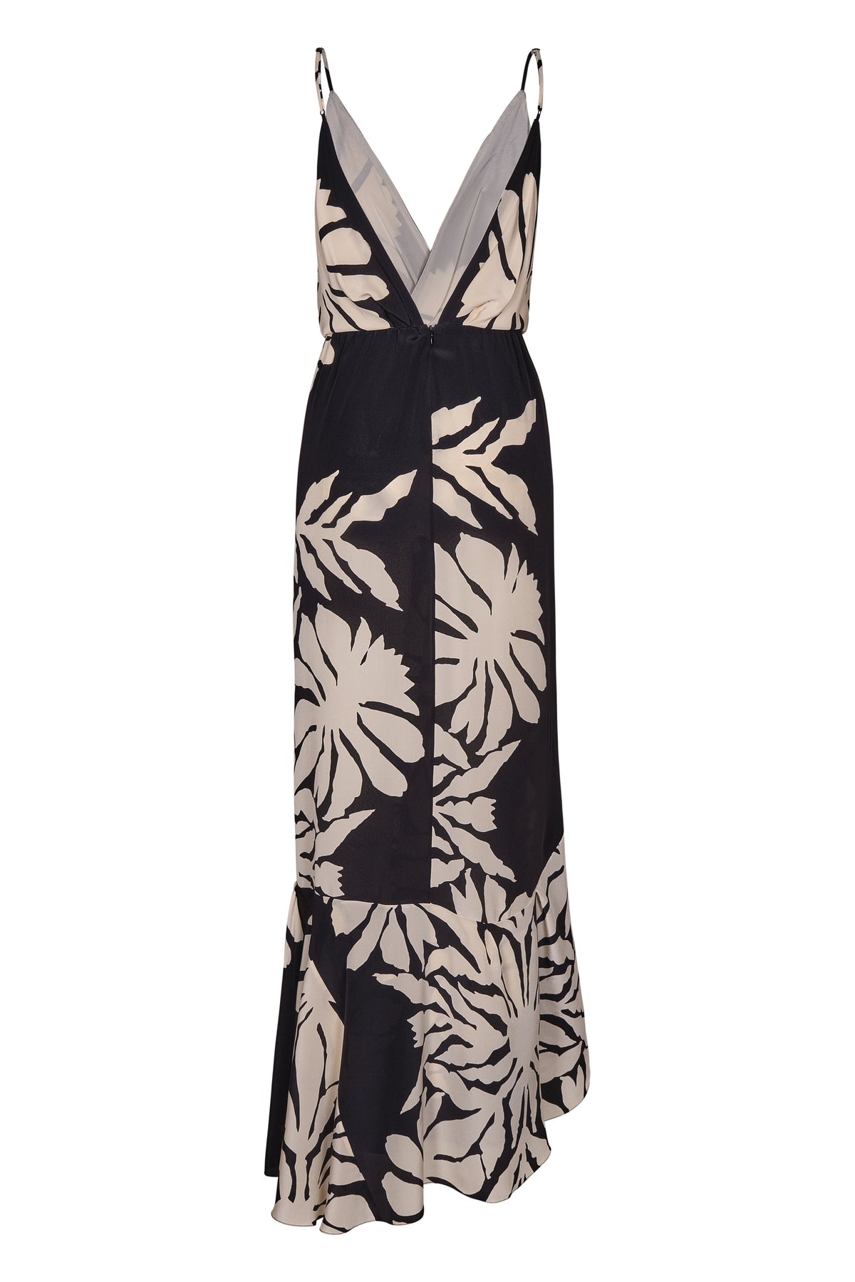 Robe Santa cruz en soie - Noir