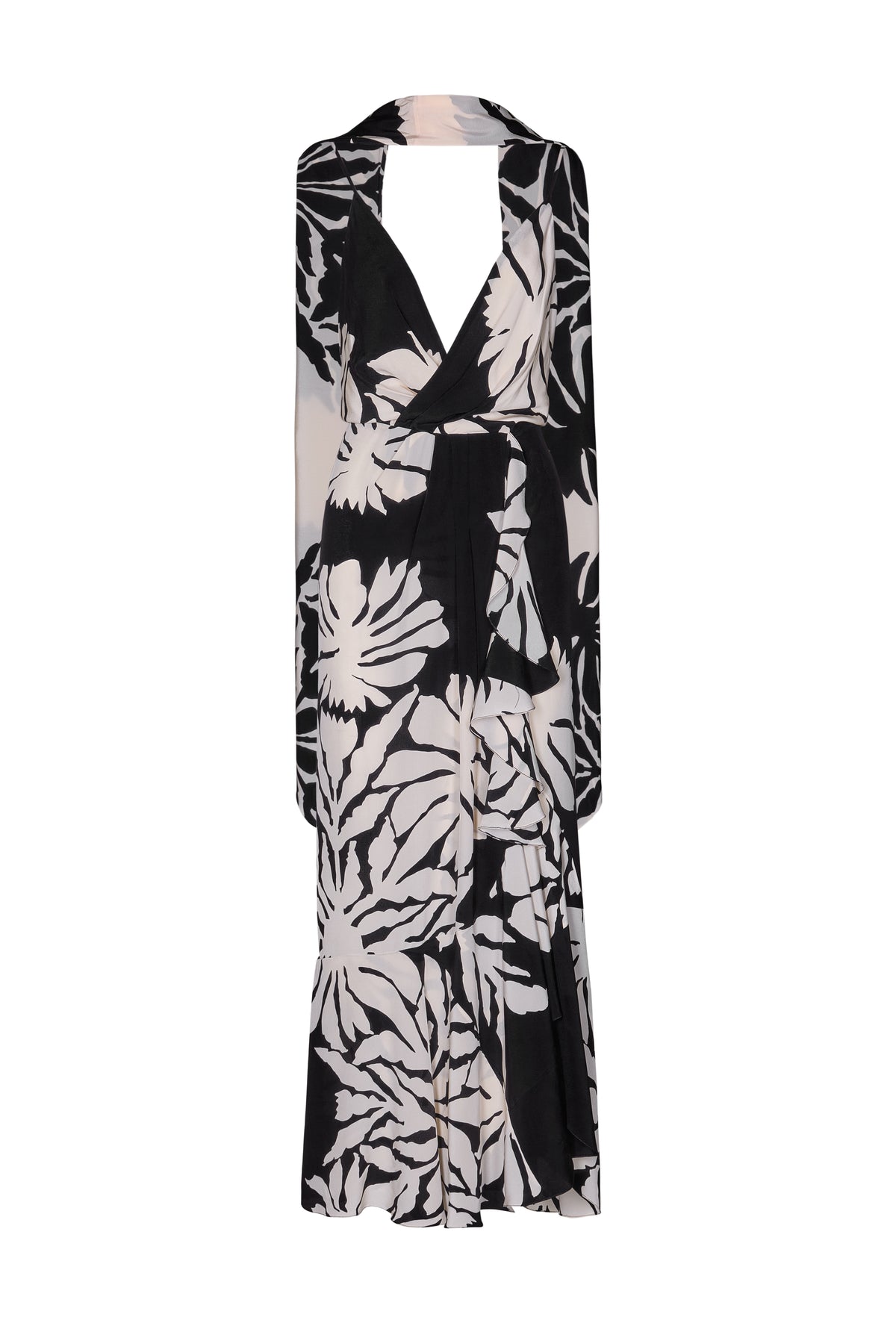 Robe Santa cruz en soie - Noir