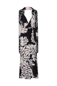 Robe Santa cruz en soie - Noir