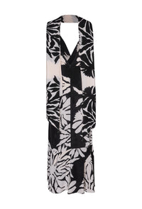Robe Santa cruz en soie - Noir