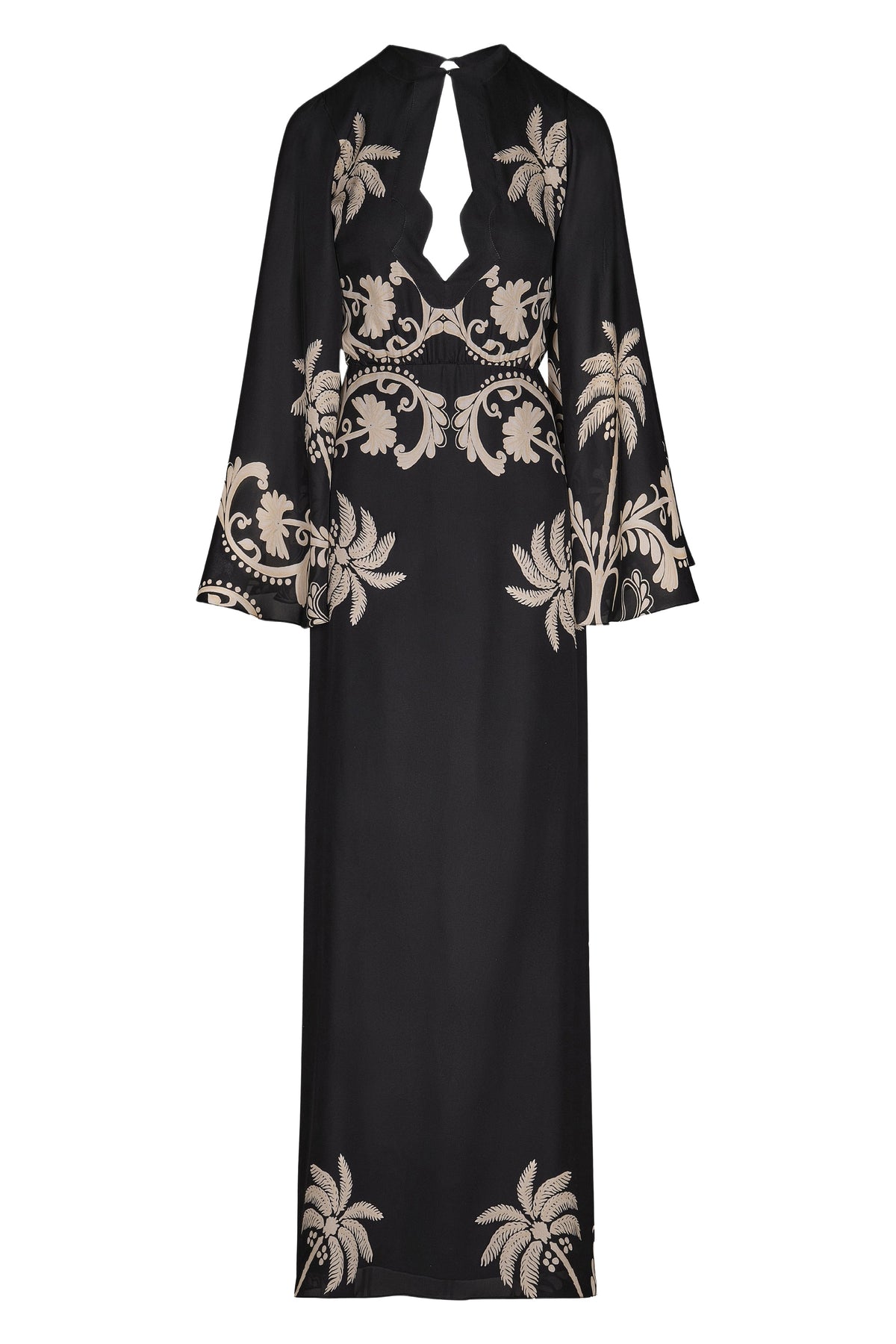 Robe Legenda del tiempo en soie - Noir