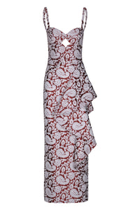 Robe Flamero rhythm en lin - Marron