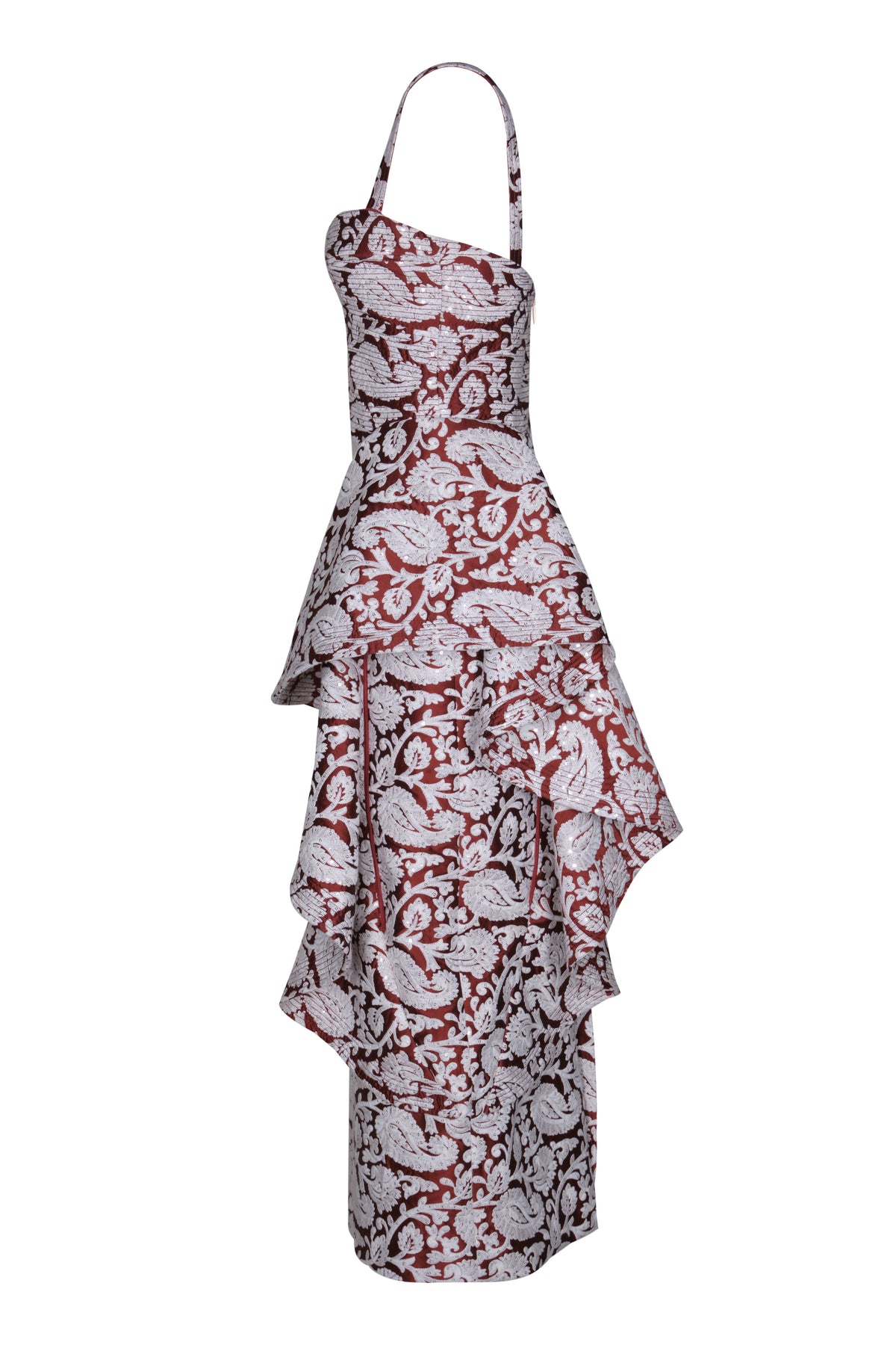 Robe Flamero rhythm en lin - Marron
