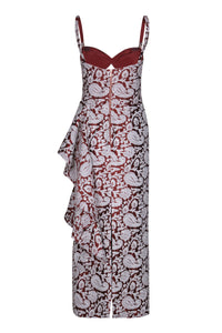 Flamero Rhythm linen dress - Brown