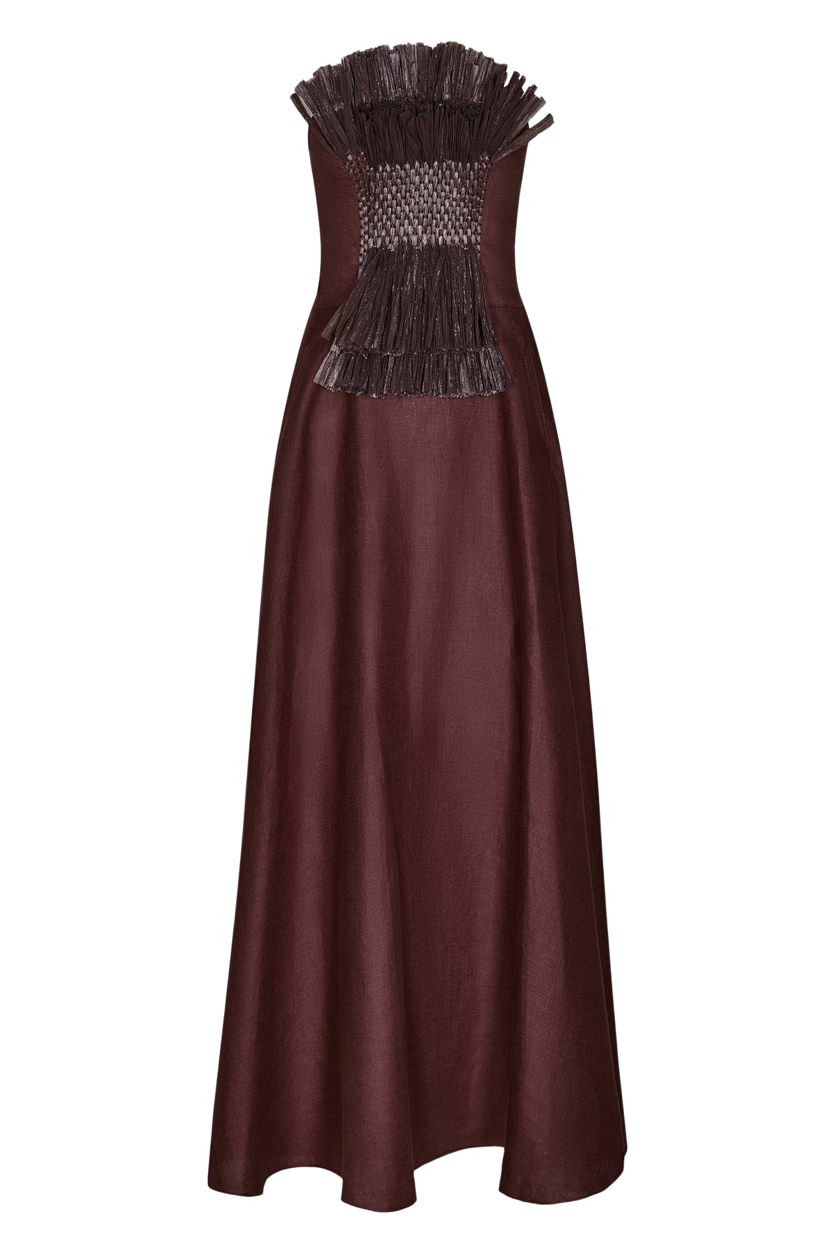 Robe Unforgiven lin - Marron