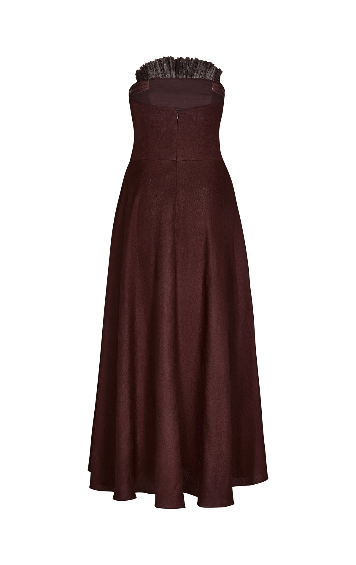 Robe Unforgiven lin - Marron