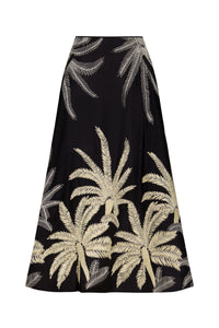Black / Pictographs Skirt