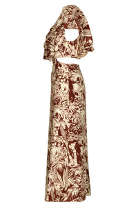 Eternal Jungle Dress - Wine