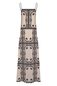 Robe Spiritual Healers en soie - Beige
