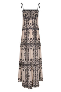 Spiritual Healers silk dress - Beige