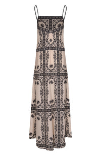 Robe Spiritual Healers en soie - Beige