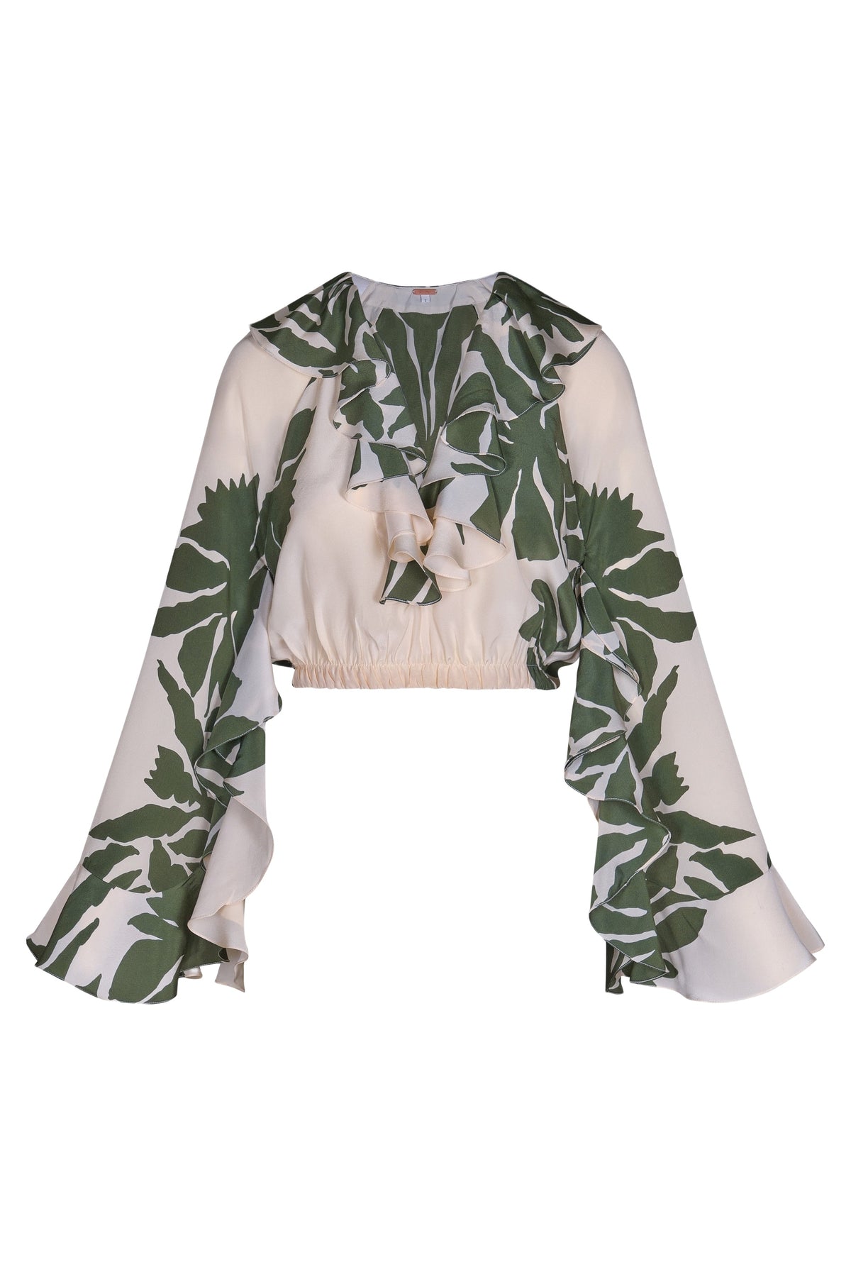 ‘Llevame’ Silk Top - Green
