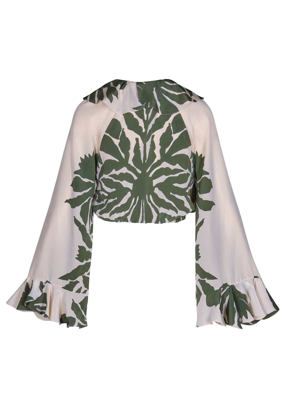 ‘Llevame’ Silk Top - Green