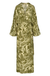 Al Trote silk dress - Green