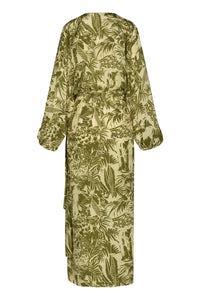 Al Trote silk dress - Green