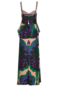 Quisiera ser silk dress - Purple