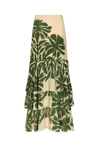 Gaita silk skirt - Green