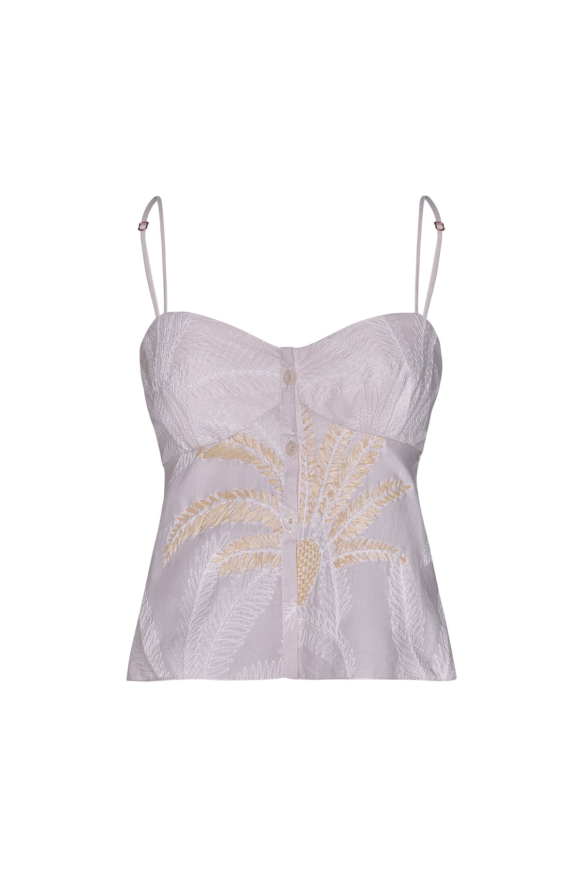 White / Compas Y Palmas Top