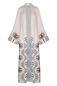 Boa Whisper linen kimono - Brown