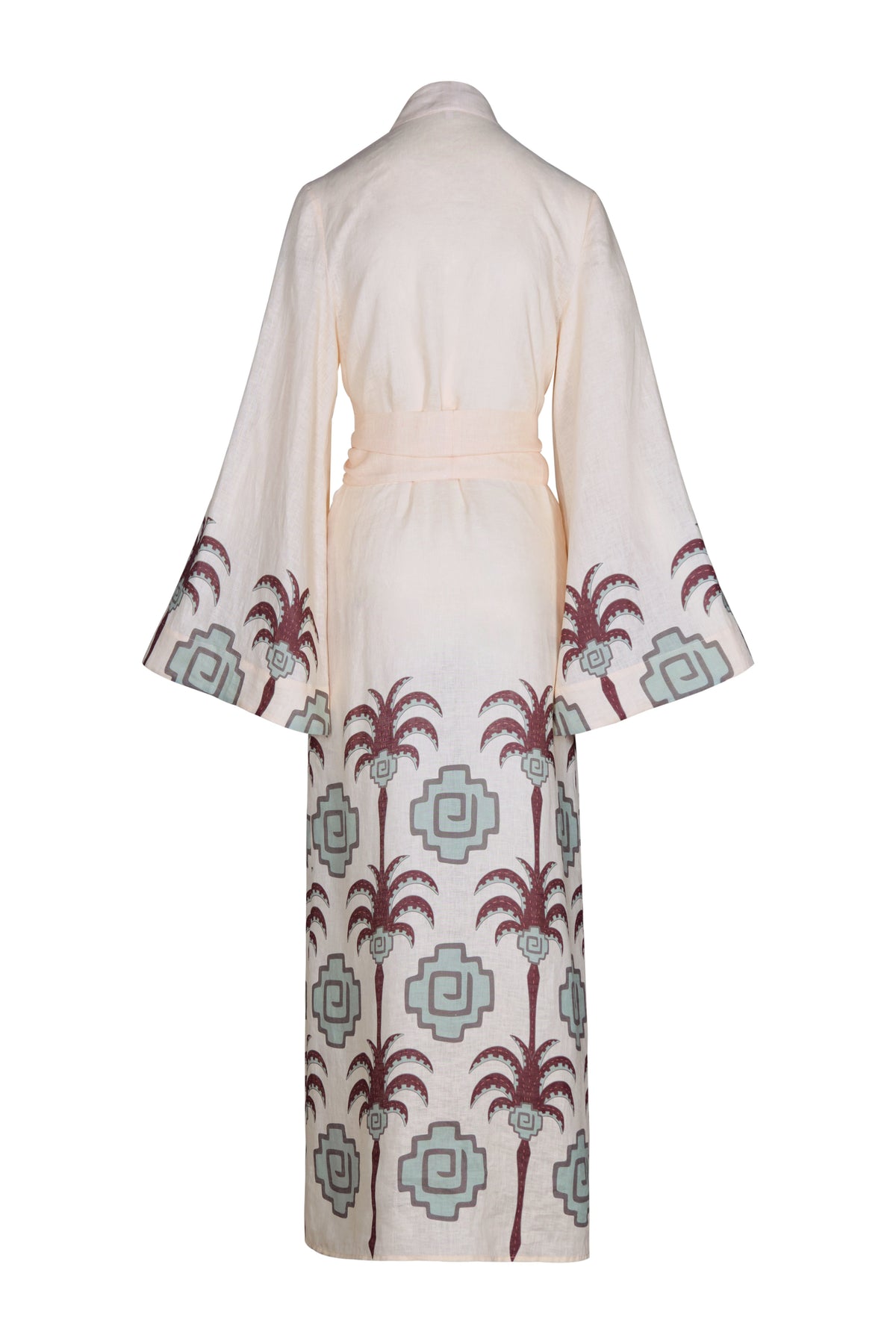 Boa Whisper linen kimono - Brown