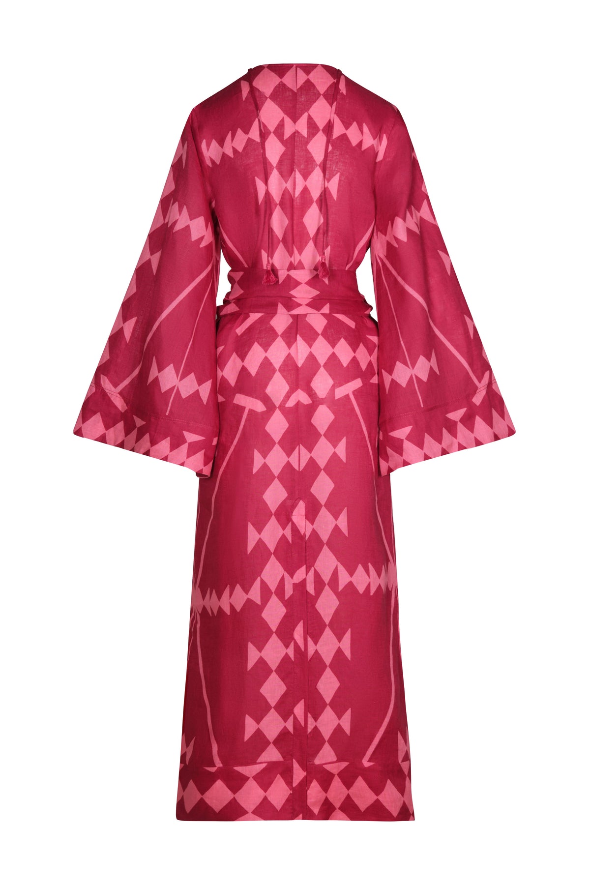 Savannah linen tunic dress - Pink
