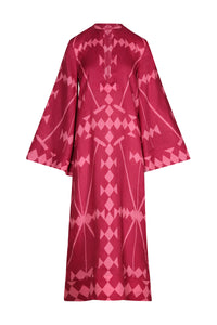 Savannah linen tunic dress - Pink