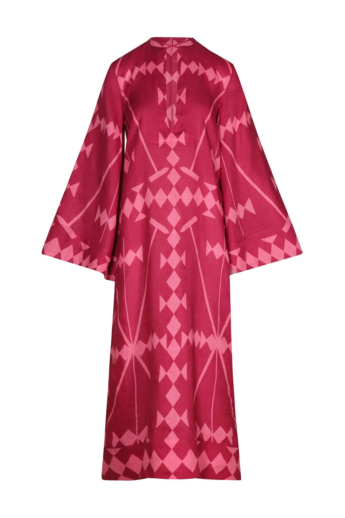 Robe tunique Savannah en lin - Rose