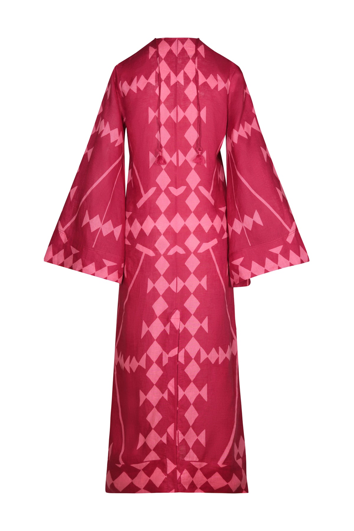 Savannah linen tunic dress - Pink