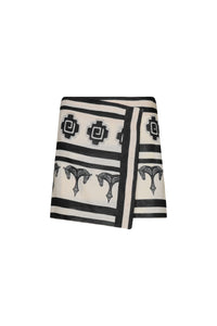 Black / Roots Skirt