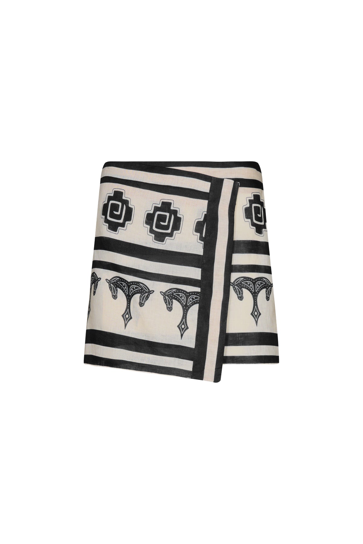 Black / Roots Skirt