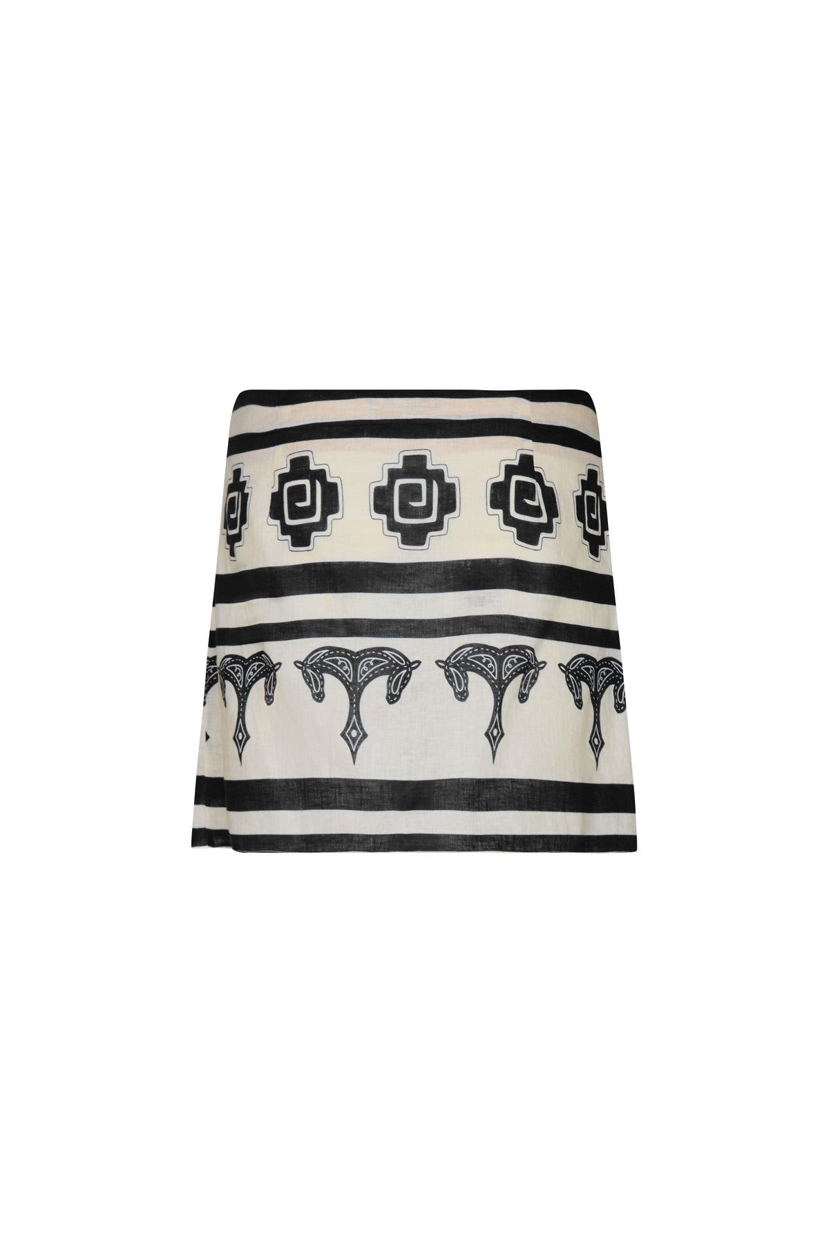Black / Roots Skirt