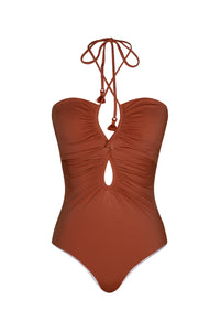 Brown / Coral Reef One Piece