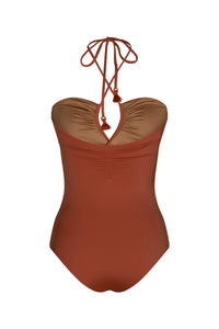 Brown / Coral Reef One Piece