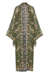 Kimono fluide Amazon - Vert
