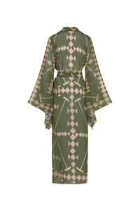 Kimono fluide Amazon - Vert