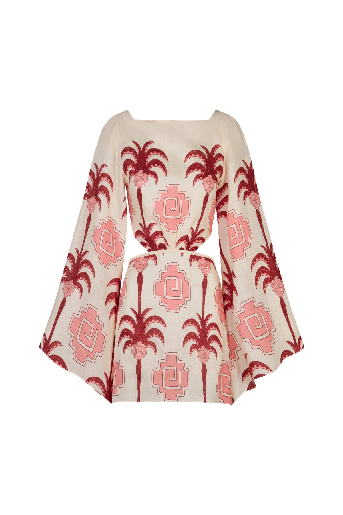 Robe Wave after wave en lin - Rose