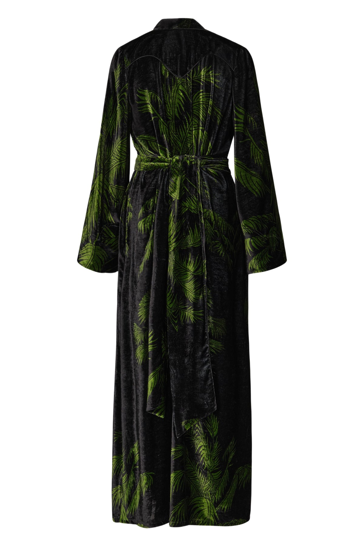 Alma Majestuosa silk kimono - Black